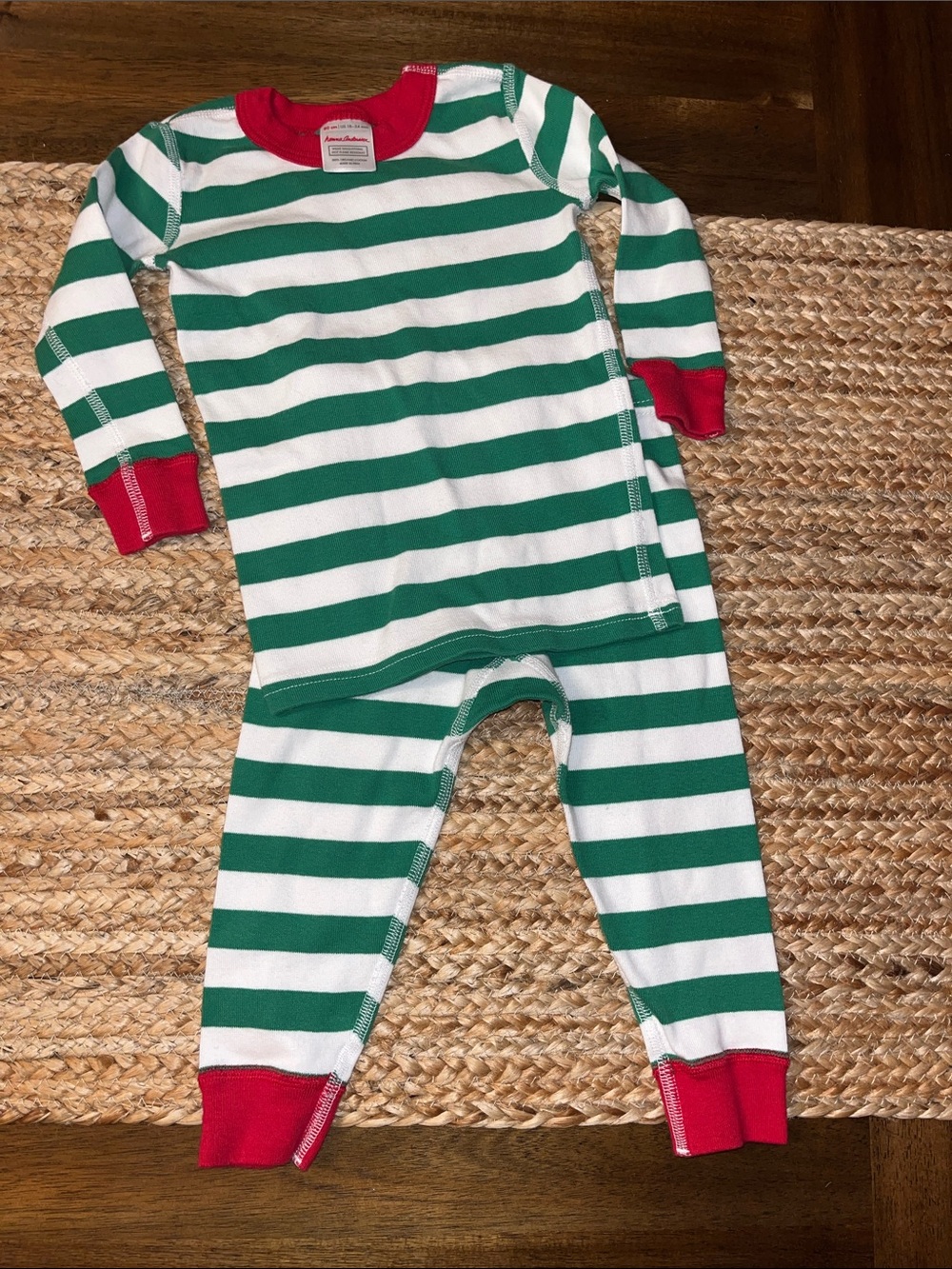 Hanna Andersson pajama set 18-24m Christmas  long sleeve